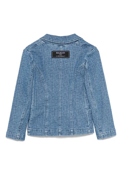 Giubbino con stampa BALMAIN KIDS | BW2A34 Z2867610